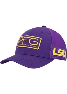 Men's Columbia Purple LSU Tigers PFG Hooks Flex Hat at Nordstrom