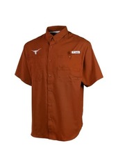Men's Columbia Texas Orange Texas Longhorns Team PFG Tamiami Shirt