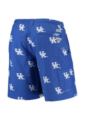 Columbia "Men's Royal Kentucky Wildcats Backcast Ii 8"" Omni-Shade Hybrid Shorts - Royal"