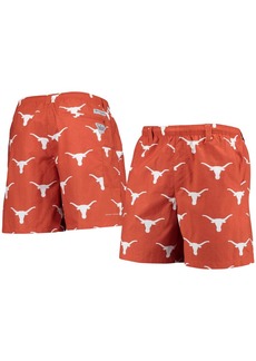 Columbia Men's Texas Orange Texas Longhorns Pfg Backcast Ii Omni-Shade Hybrid Shorts - Texas Orange