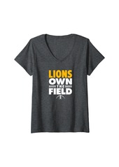 Womens Columbia Central Lions Own the Field V-Neck T-Shirt