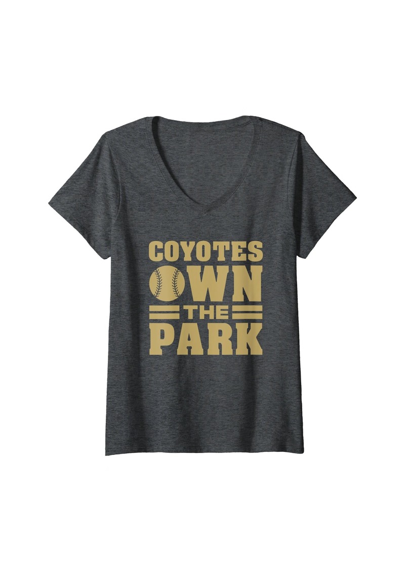 Womens Columbia Coyotes Own the Park V-Neck T-Shirt