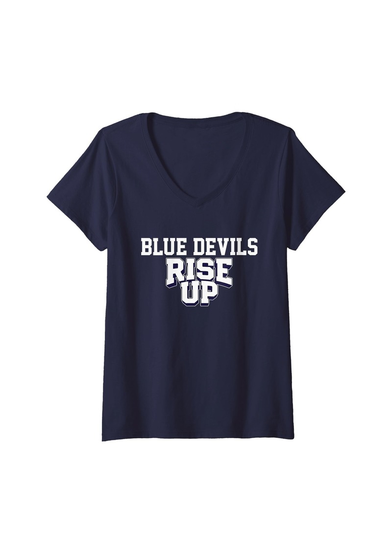 Womens Columbia  Devils Rise Up HS V-Neck T-Shirt