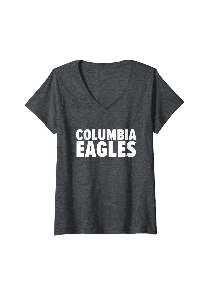 Womens Columbia Eagles Bold V-Neck T-Shirt