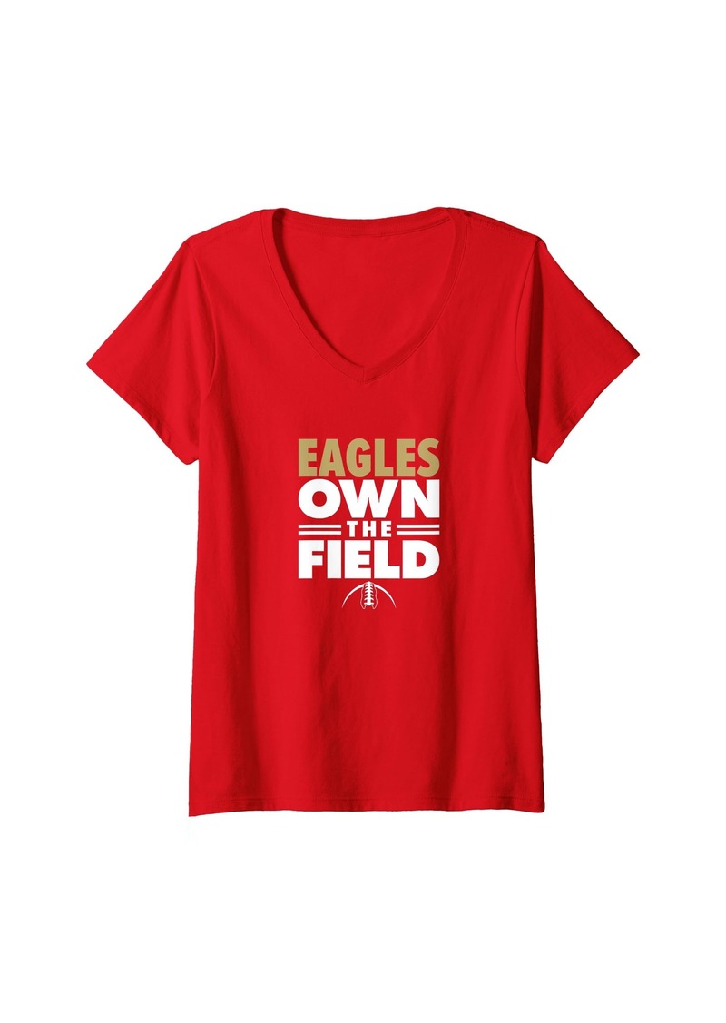 Womens Columbia Eagles Own the Field V-Neck T-Shirt