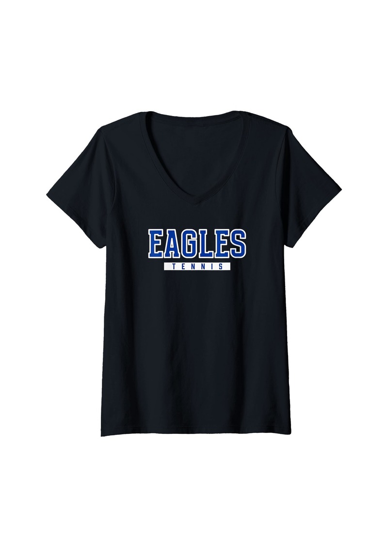 Womens Columbia Eagles Tennis V-Neck T-Shirt