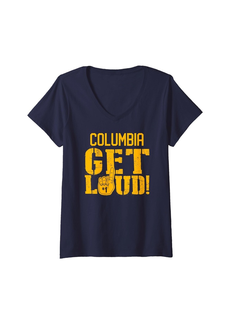 Womens Columbia High School Get Loud! V-Neck T-Shirt