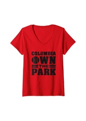 Womens Columbia High School Own the Park HS V-Neck T-Shirt