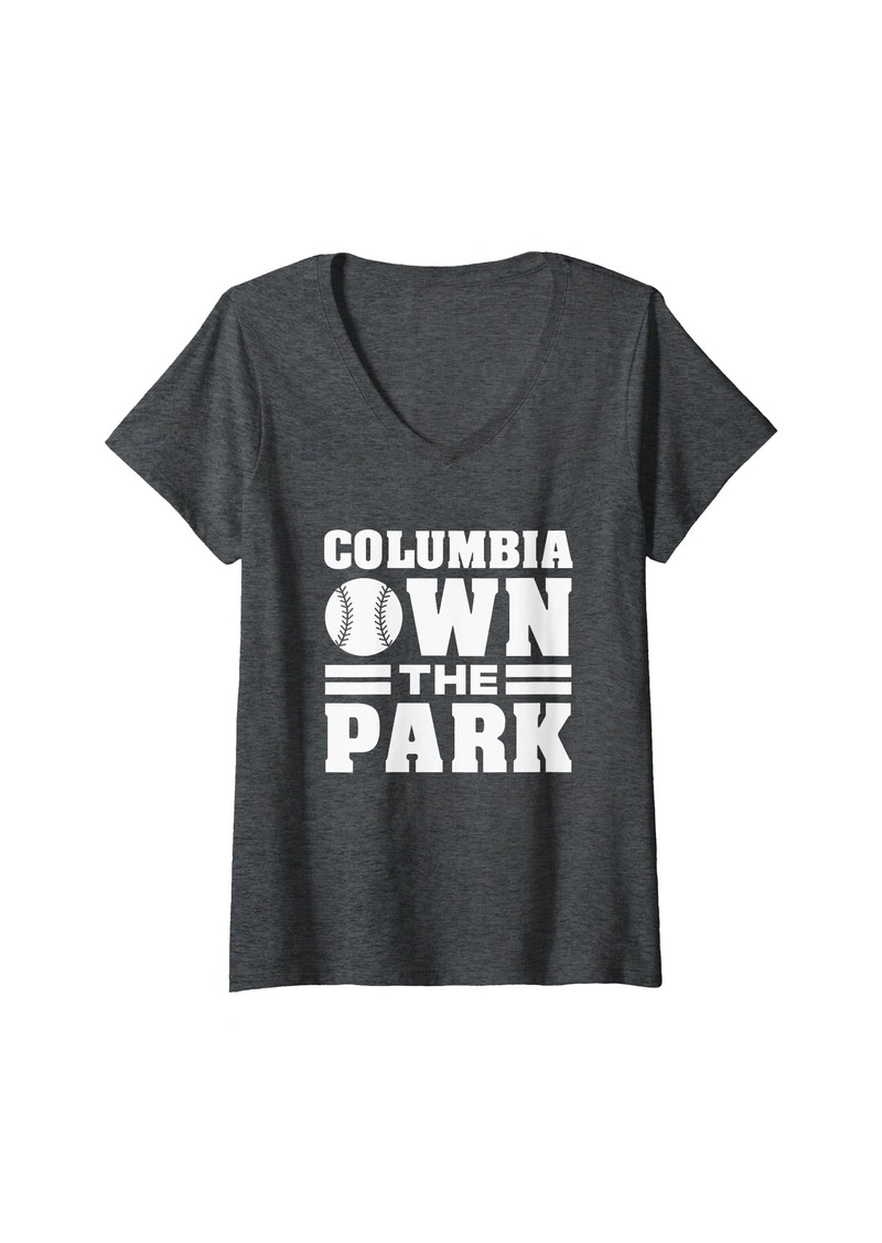 Womens Columbia High School Own the Park V-Neck T-Shirt