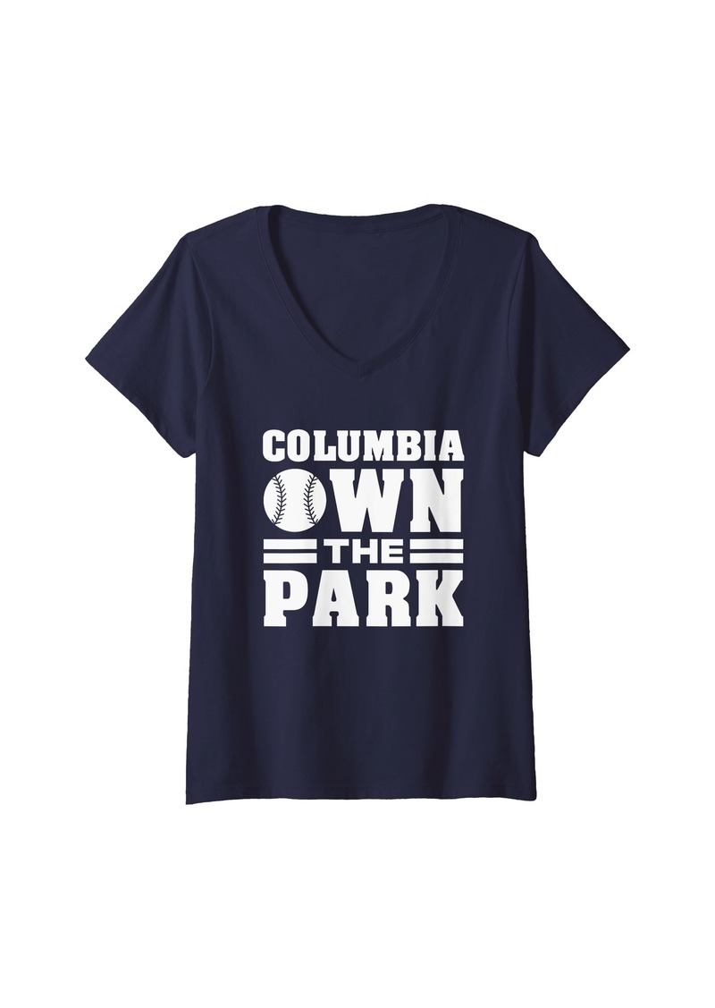 Womens Columbia High School Own the Park V-Neck T-Shirt