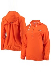 Women's Columbia Orange Clemson Tigers Tamiami Sun-Protection Omni-Wick Pullover Hoodie at Nordstrom