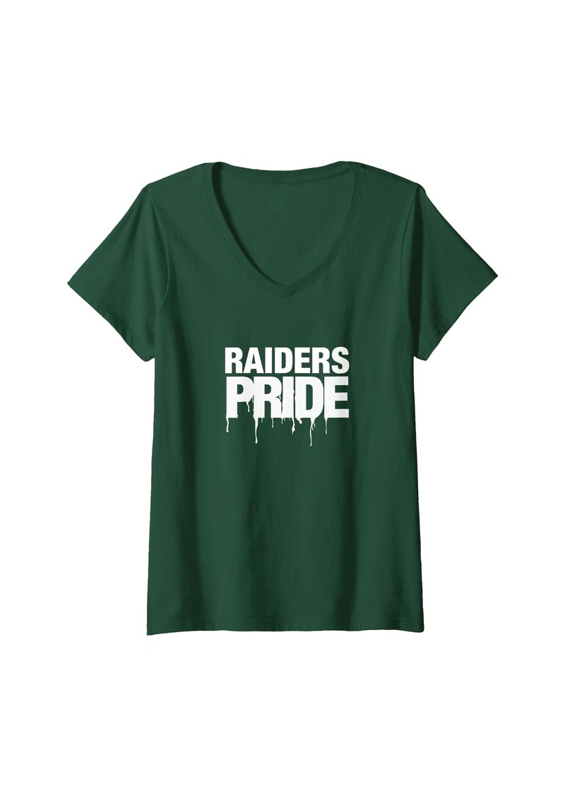 Womens Columbia Raiders PRIDE V-Neck T-Shirt