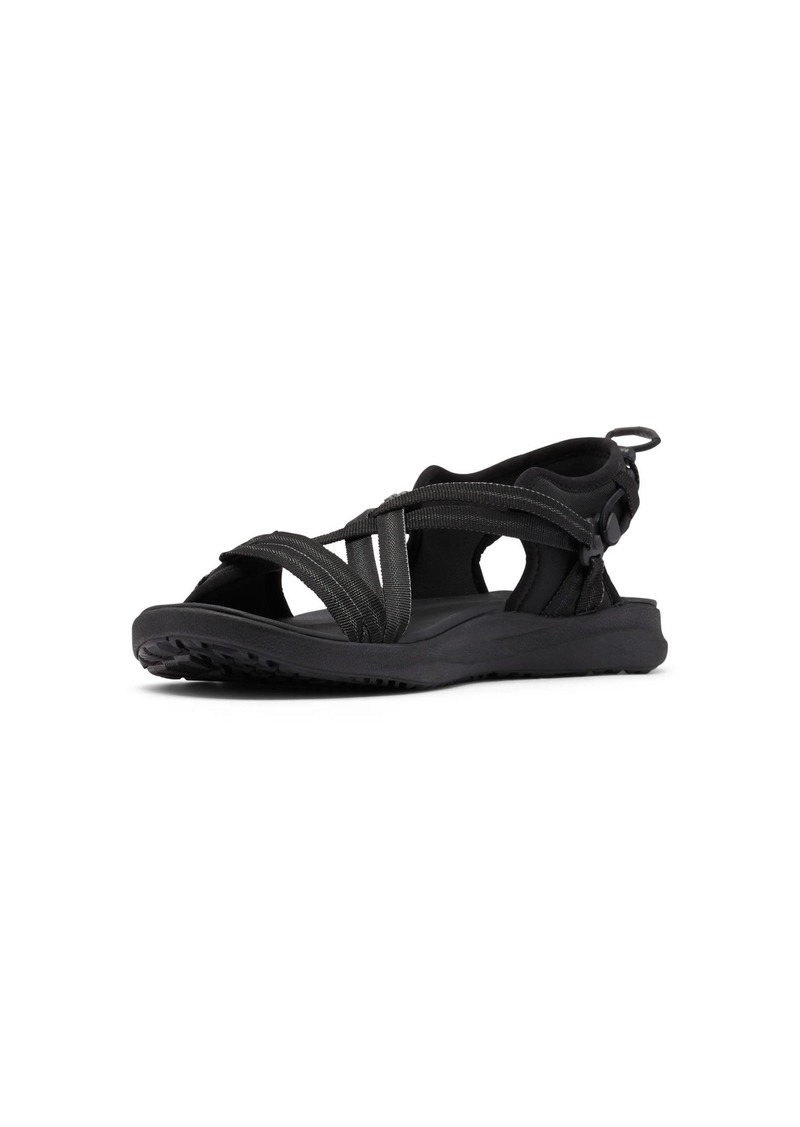 Columbia Women’s Sandal All Terrain Velcro Straps Black/Ti Grey Steel