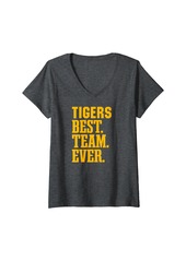 Womens Columbia Tigers Best Ever HS V-Neck T-Shirt