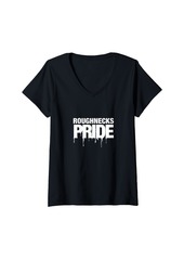 Womens Roughnecks Columbia PRIDE V-Neck T-Shirt