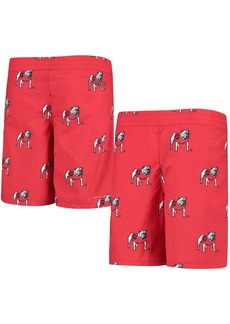 Big Boys and Girls Columbia Red Georgia Bulldogs Backcast Printed Omni-Shade Shorts - Red