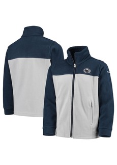 Youth Columbia Navy/Gray Penn State Nittany Lions Flanker II Fleece Full-Zip Jacket at Nordstrom