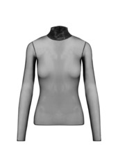 Commando Chic Mesh Fitted Turtleneck