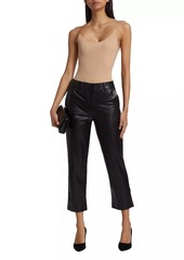 Commando Cropped Faux Leather Pants