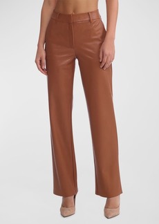 Commando Faux-Leather Full-Length Trousers