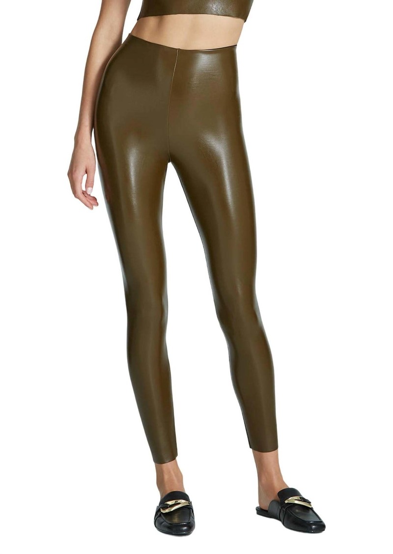 Commando Faux Leather Legging In Cadet