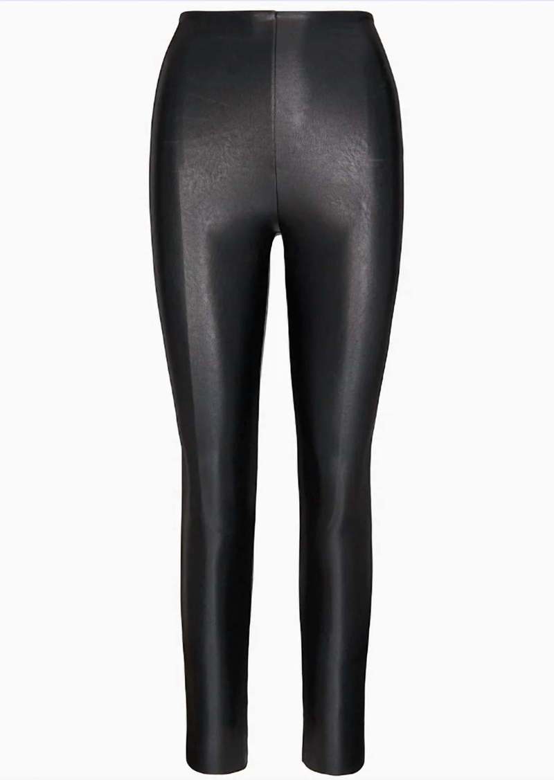 Commando Faux Leather Leggings In Black