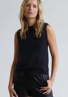 Commando Faux Leather Relaxed Short In Black