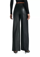 Commando Faux-Leather Wide-Leg Pants