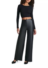 Commando Faux-Leather Wide-Leg Pants