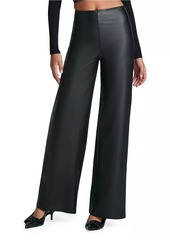 Commando Faux-Leather Wide-Leg Pants