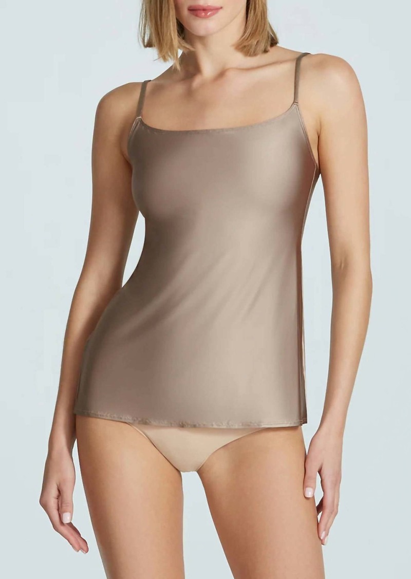 Commando Faux Silk Cami In Umber