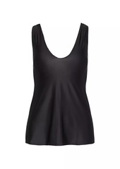 Commando Faux Silk V-Neck Tank Top