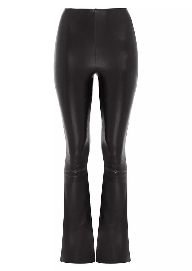 Commando Faux Leather Flared Leggings