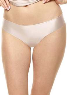Commando Luxe Satin Thong Panty In Creme
