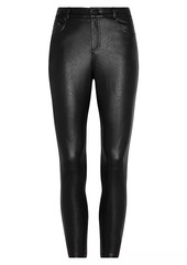Commando Mid-Rise Faux Leather Skinny Pants