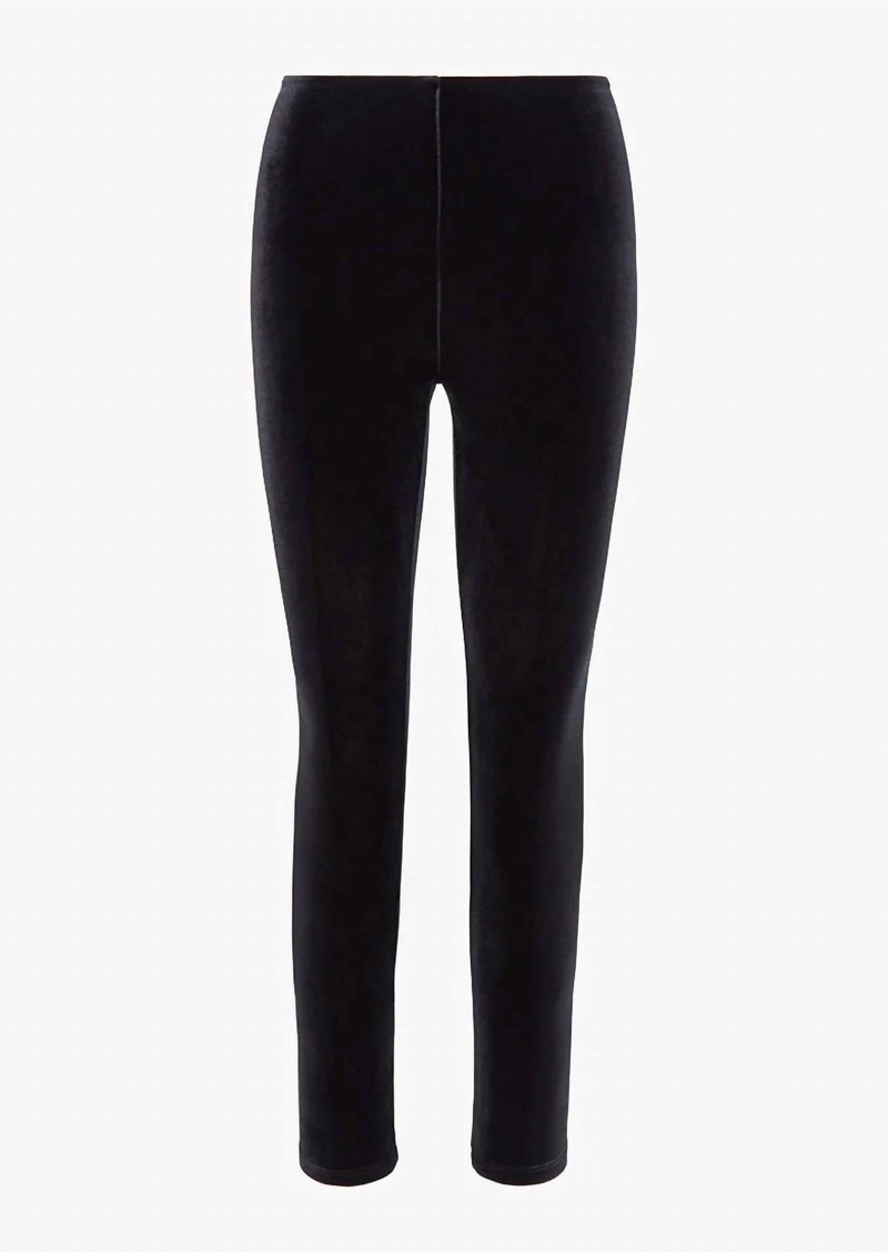 Commando Women's Velvet Leggings In Black