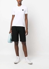 Comme des Garçons appliqué-detail short-sleeve polo shirt