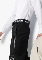 Comme des Garçons logo-print leather belt