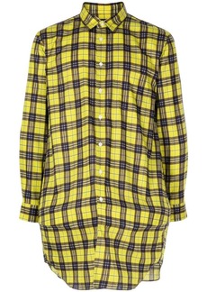 Comme des Garçons checked long-sleeve cotton shirt