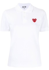 Comme des Garçons chest logo-patch polo shirt