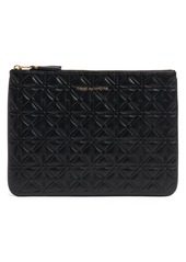 Comme des Garçons Classic Embossed Leather Wallet