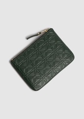 Comme des Garçons Classic Embossed Leather Zip Wallet