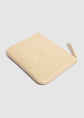 Comme des Garçons Classic Embossed Leather Zip Wallet