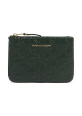 Comme des Garçons Classic Embossed Leather Zip Wallet