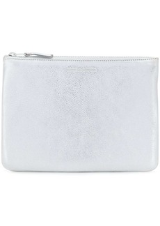 Comme des Garçons logo-embossed leather purse