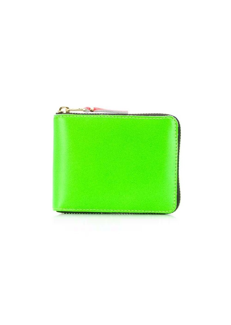 Comme des Garçons colour block zip wallet