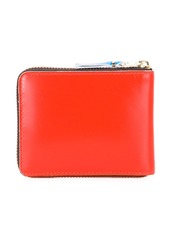 Comme des Garçons colour block zipped wallet