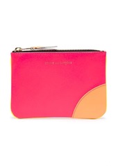 Comme des Garçons colour-block zipped wallet