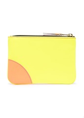 Comme des Garçons colour-block zipped wallet