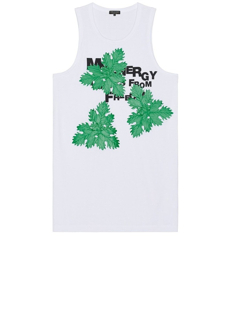 Comme des Garçons COMME des GARCONS Homme Plus Leaf Tank